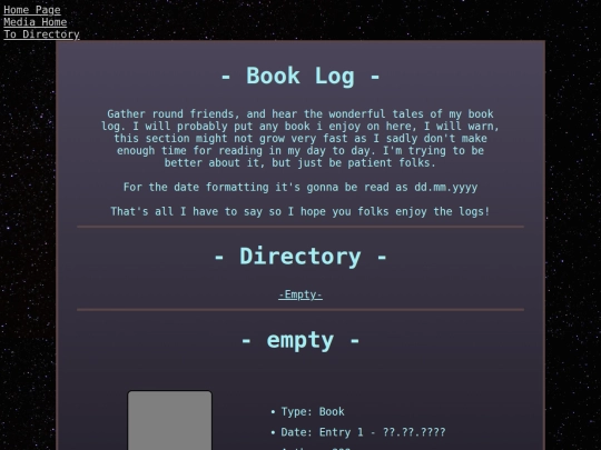 media-logs/book screenshot