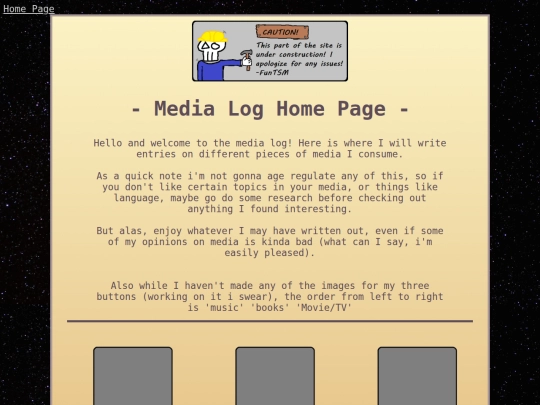 media-logs/home screenshot