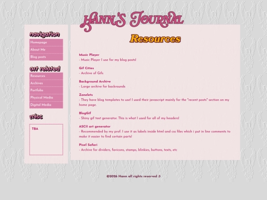 resources screenshot