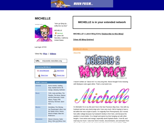myspace screenshot