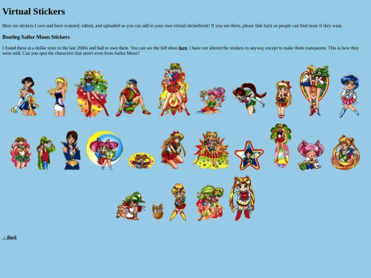 stickers screenshot