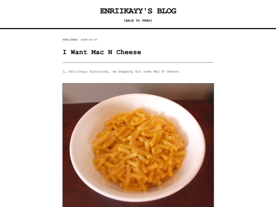 blog/i_want_mac_n_cheese screenshot
