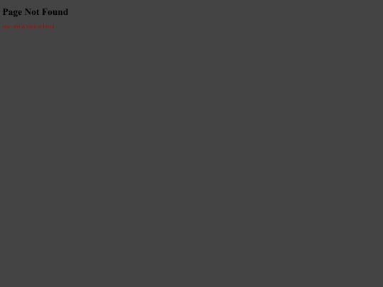 not_found screenshot