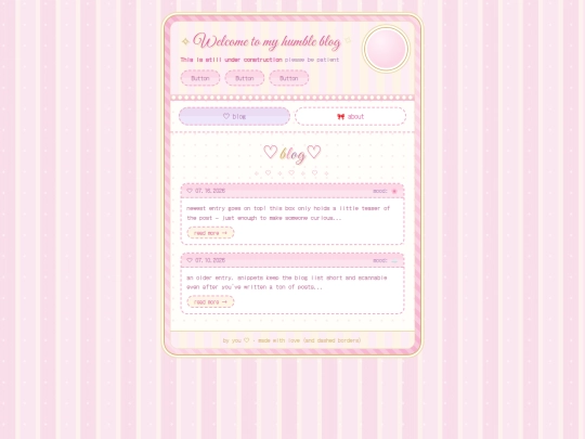 blog screenshot