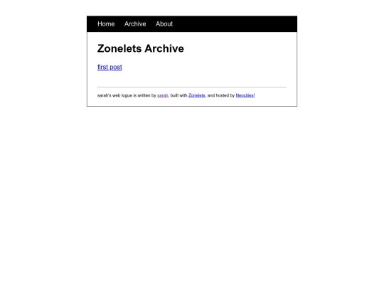 archive screenshot