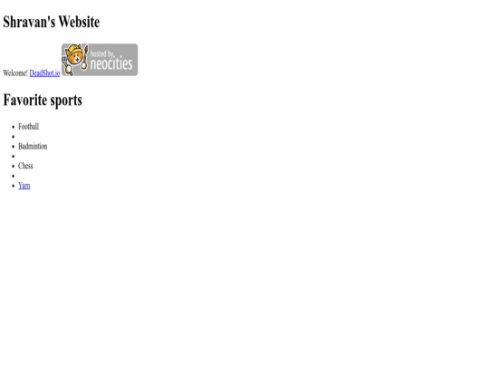 index screenshot