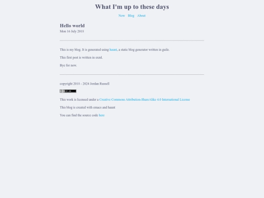 hello-world screenshot