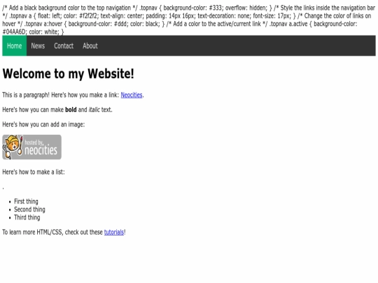 index screenshot