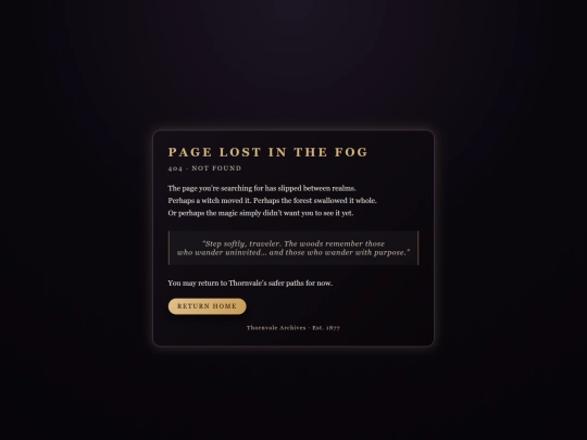 not_found screenshot
