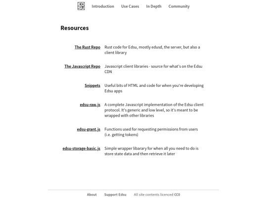 resources screenshot