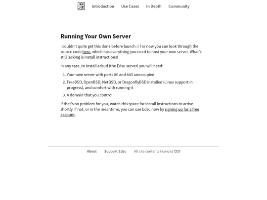 self-host screenshot