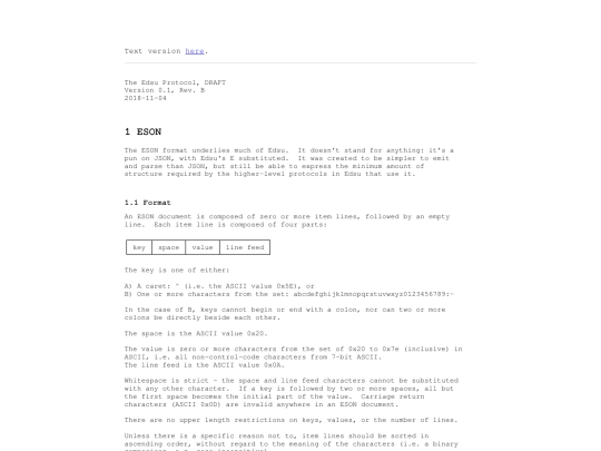 specification/0.1 screenshot
