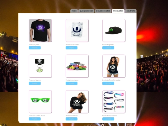 productos screenshot