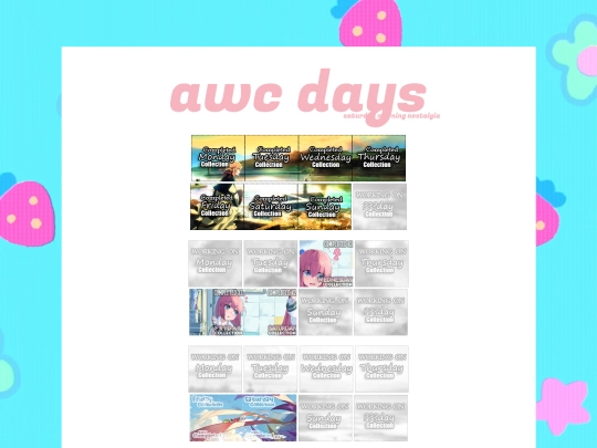 awcc/awcdaysoftheweek screenshot