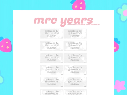 mrcc/mrcyears screenshot