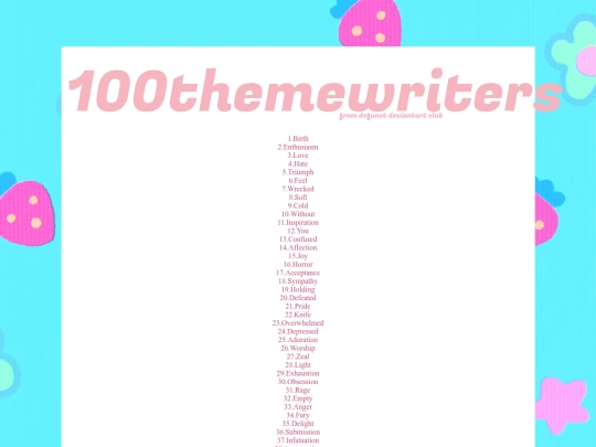 writing/100themewriters screenshot