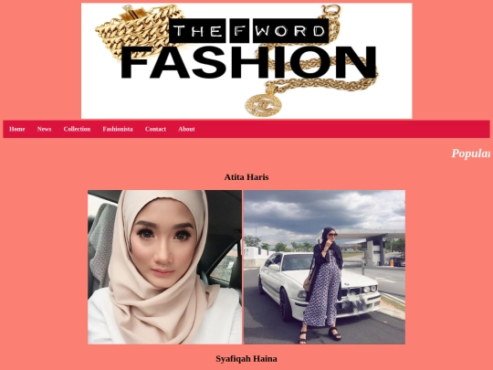 fashionista screenshot
