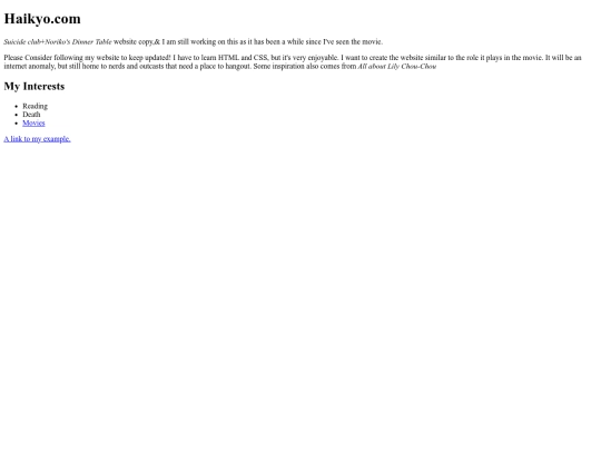 index screenshot