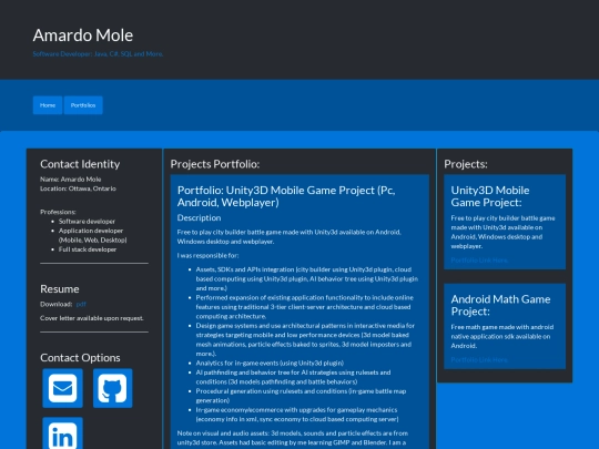 portfolio screenshot