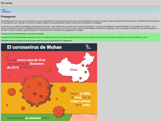 SantiagoCheca/Prueba1/Pag/Prevencion screenshot