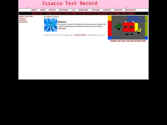 microsites/vezcat/artists screenshot