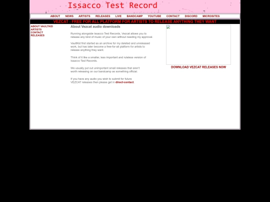microsites/vezcat screenshot