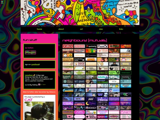 links screenshot