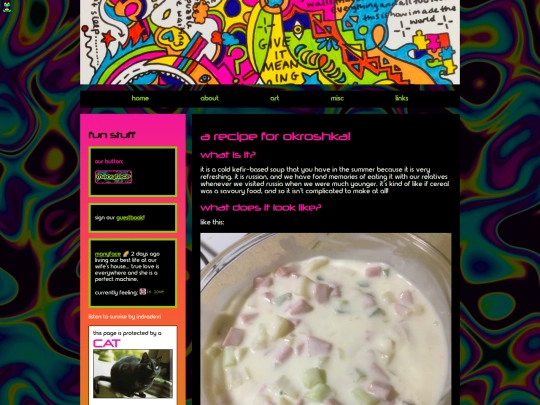 recipes/okroshka screenshot