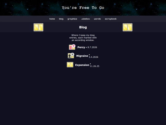 blog screenshot