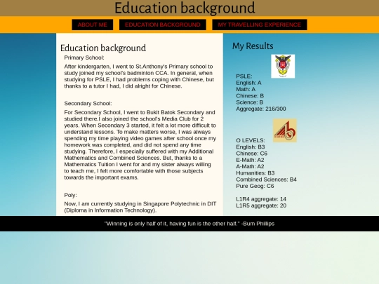 education screenshot