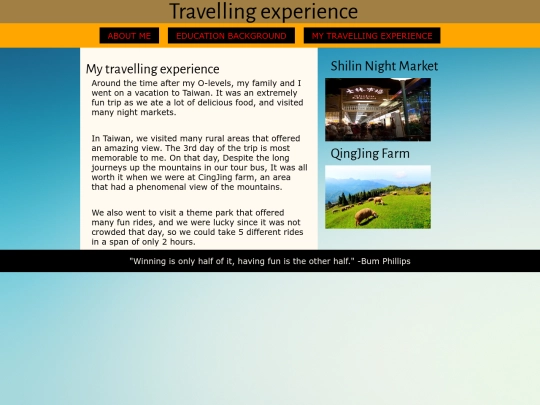 travelling screenshot
