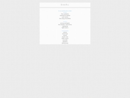 books screenshot
