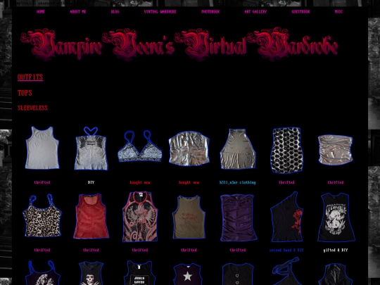 vampire-veeras-virtual-wardrobe screenshot