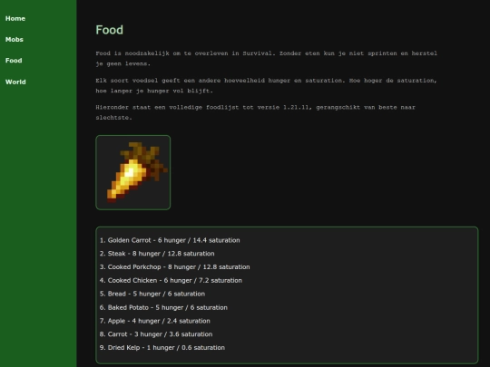 eindopdracht/food screenshot