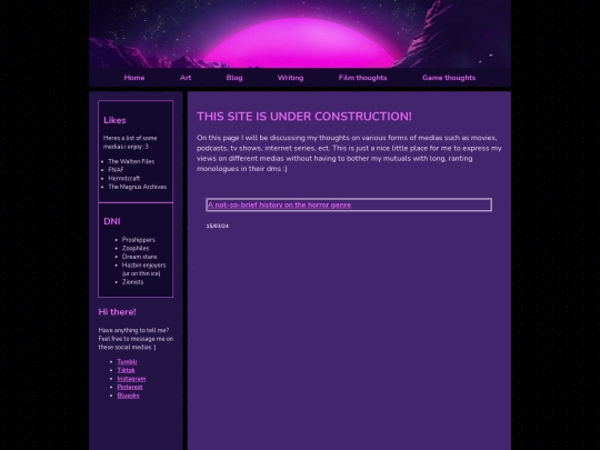 filmthoughts screenshot