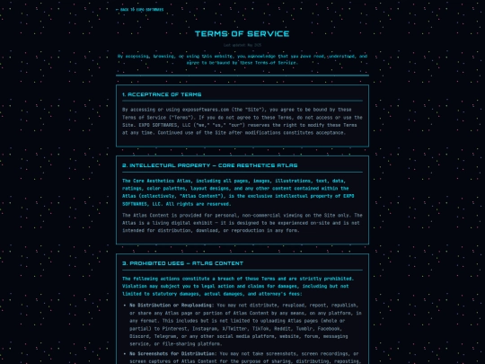 terms screenshot
