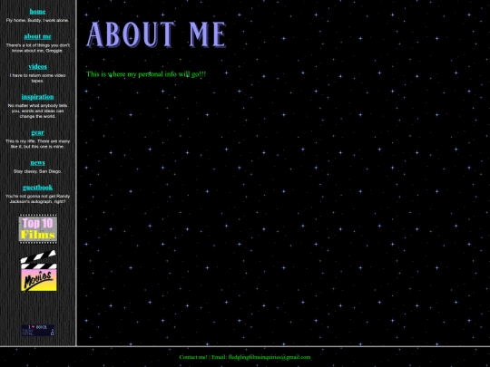 aboutme screenshot