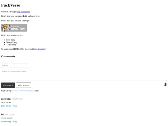 index screenshot
