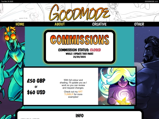 commissions screenshot