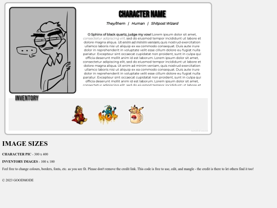 junk/trights_charsheet screenshot