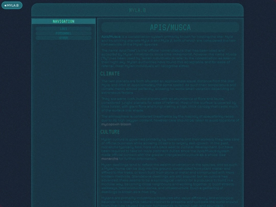 mylab/loci/apismusca screenshot