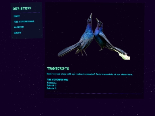 transcripts screenshot