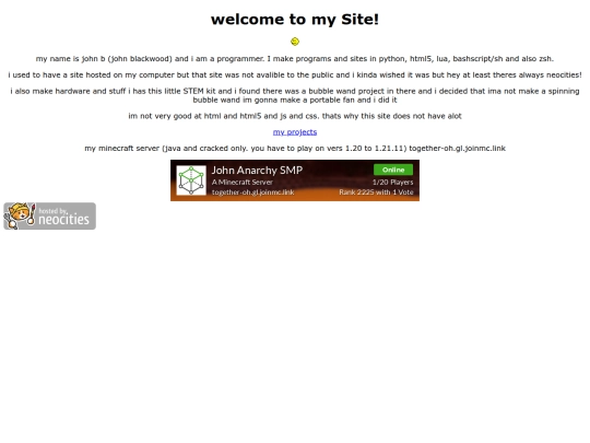 index screenshot