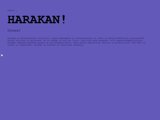 lintubongaus_2000/harakka screenshot