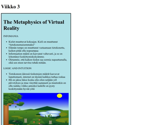 oppimispaivakirja/viikko3 screenshot