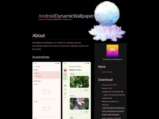 AndroidDynamicWallpaper screenshot