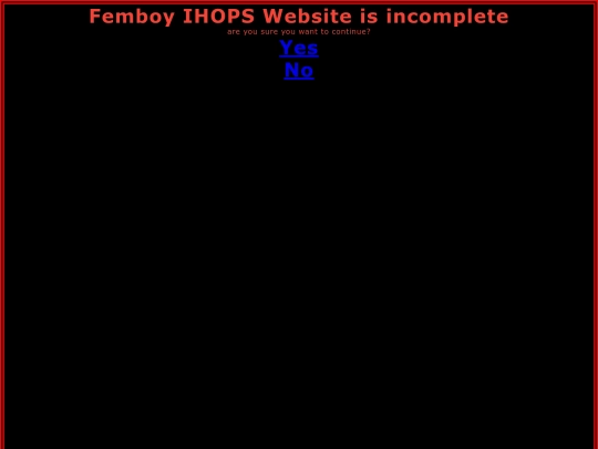 Warnning screenshot