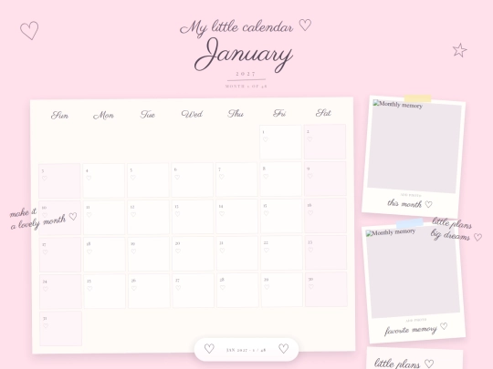 Calendar screenshot