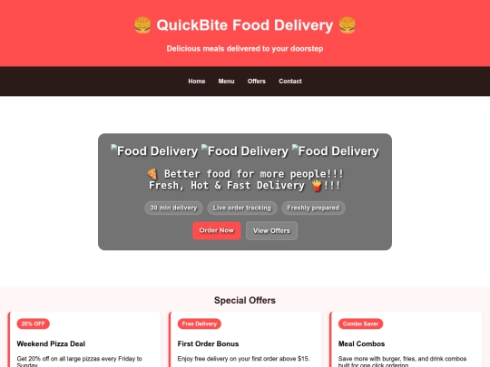 food delivery app/food screenshot
