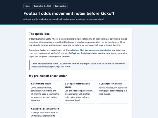 odds-movement screenshot